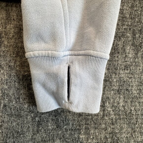 Lululemon Blue Scuba Size 4 Quarter Zip, Sinatra Blue - Picture 3 of 6